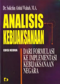 Analisis Kebijaksanaan