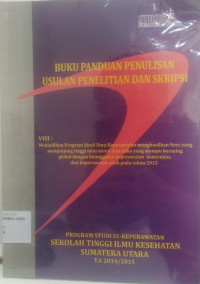 Buku Panduan Penulisan Usulan Penelitian dan Skripsi