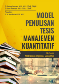 Model Penulisan Tesis Manajemen Kuantitatif