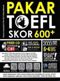 Pakar TOEFL Skor 600+