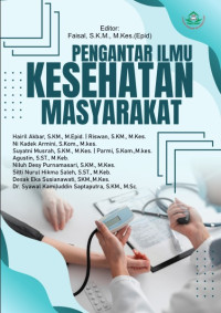 Pengantar Ilmu Kesehatan Masyarakat